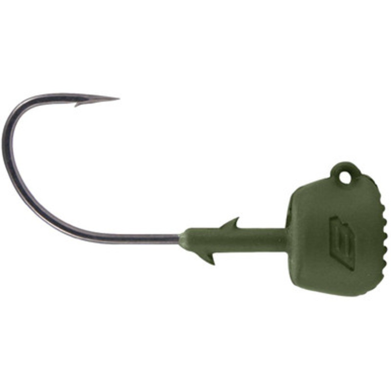 BKK Silent Chaser-Draggin’ NED Jigheads – 3/16oz – 1/0 Hook – Green