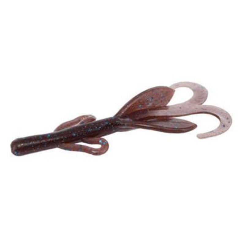 Zoom Baby Brush Hog Bait – 4in – Cinnamon Blue