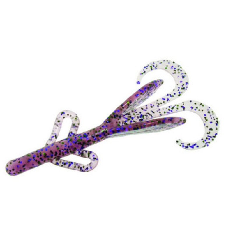 Zoom Baby Brush Hog Bait – 4in – Cotton Candy