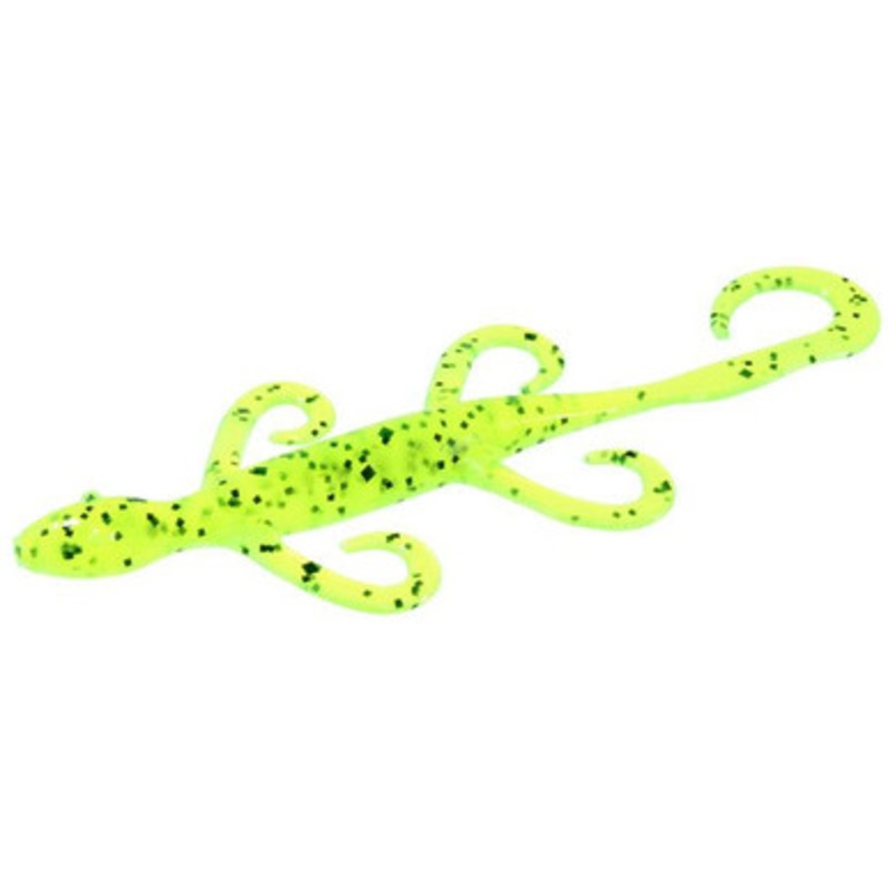 Zoom Lizard Bait – 5in – Chartreuse Pepper