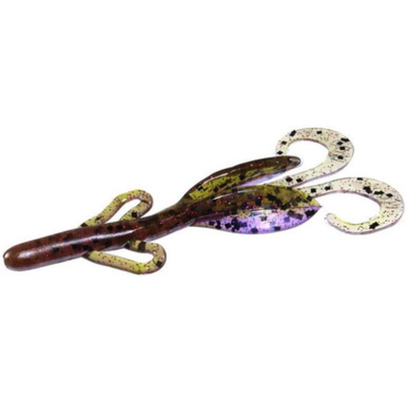 Zoom Baby Brush Hog Bait – 4in – Huckleberry