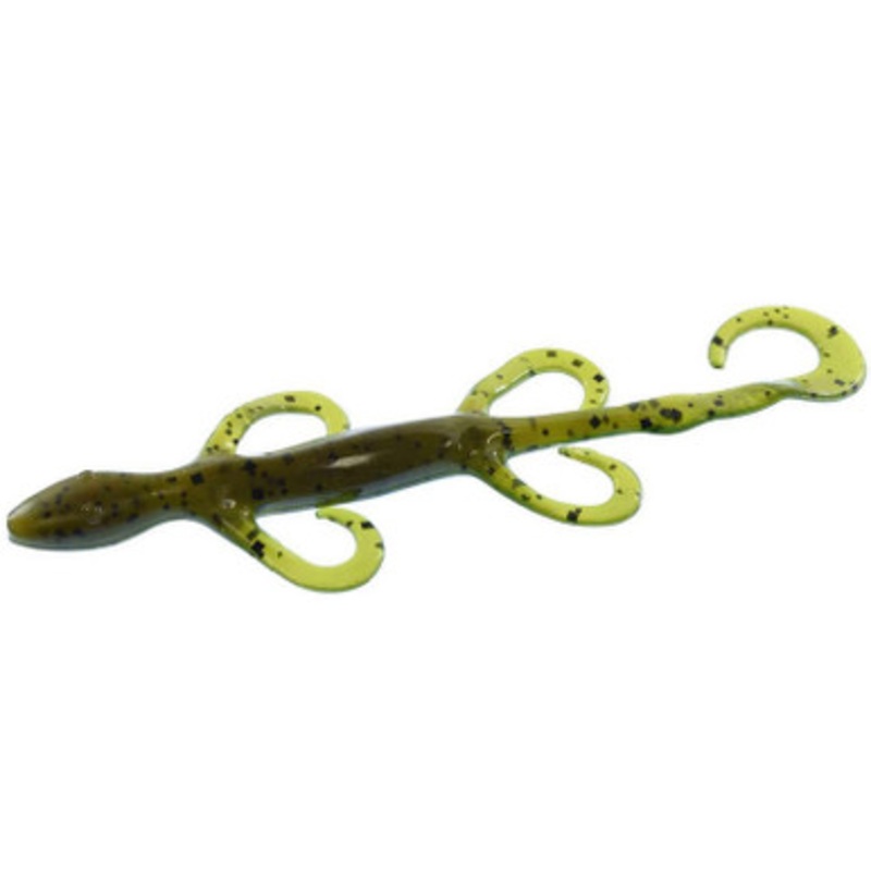 Zoom Lizard Bait – 6in – Green Pumpkin/Wtrmln