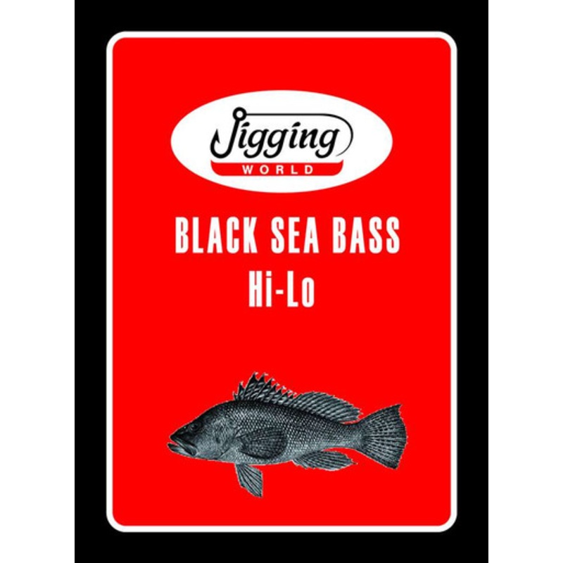Jigging World Black Sea Bass 2-Hook Hi-Lo Rig – 2/0
