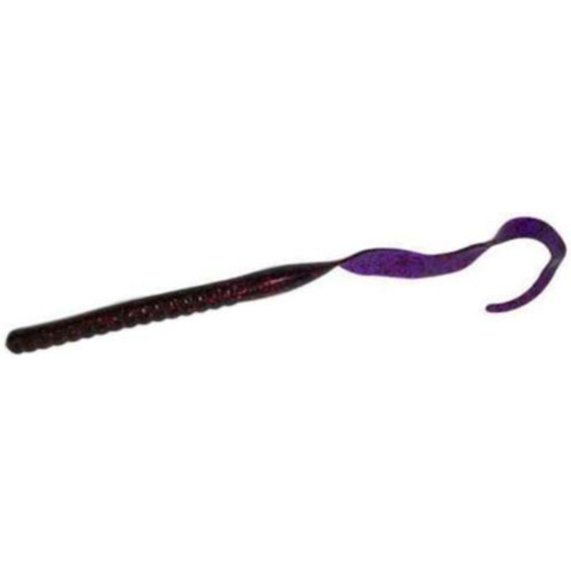 Zoom Ol’ Monster Bait – 10.5in – Grape Red Glitter