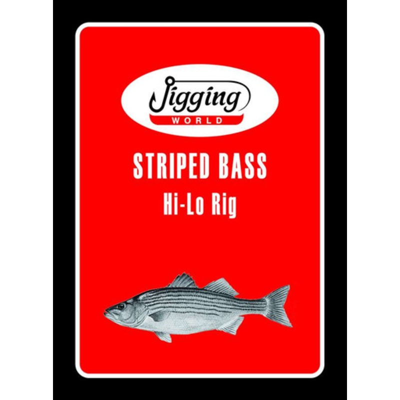Jigging World Striped Bass Hi-Lo Inline Circle Hook Rig – 5/0