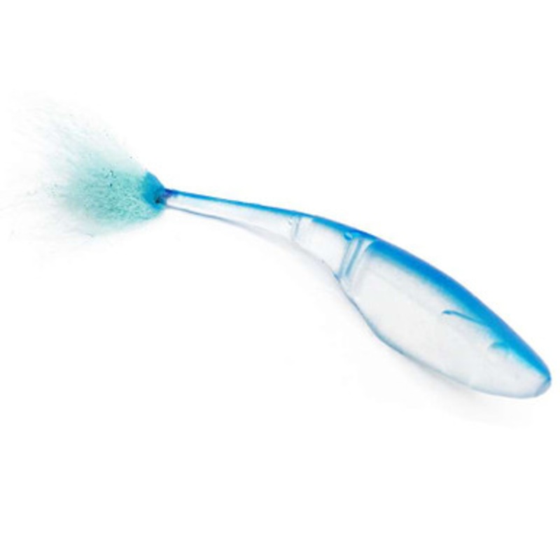 Rabid Baits Rab-Shad Soft Jerkbait – 6in – Blue Ghost