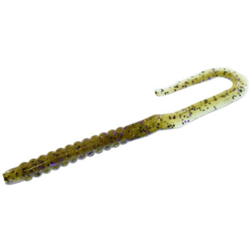 Zoom U-Tale Worm – Green Pumpkin Purple Gold