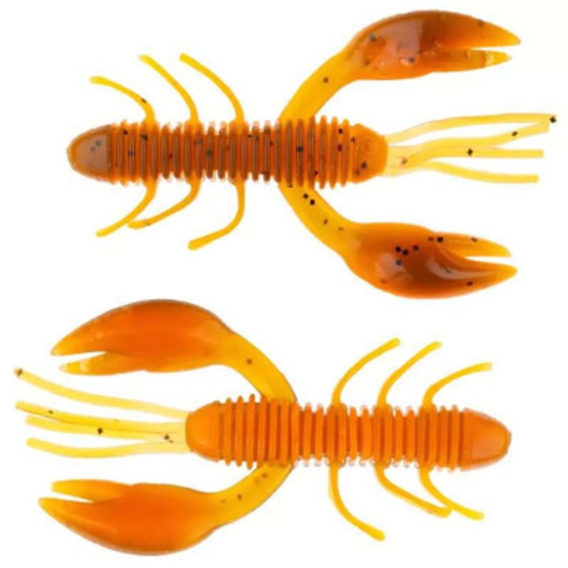 NetBait BaitFuel Zaga Craw – Green Pumpkin Orange