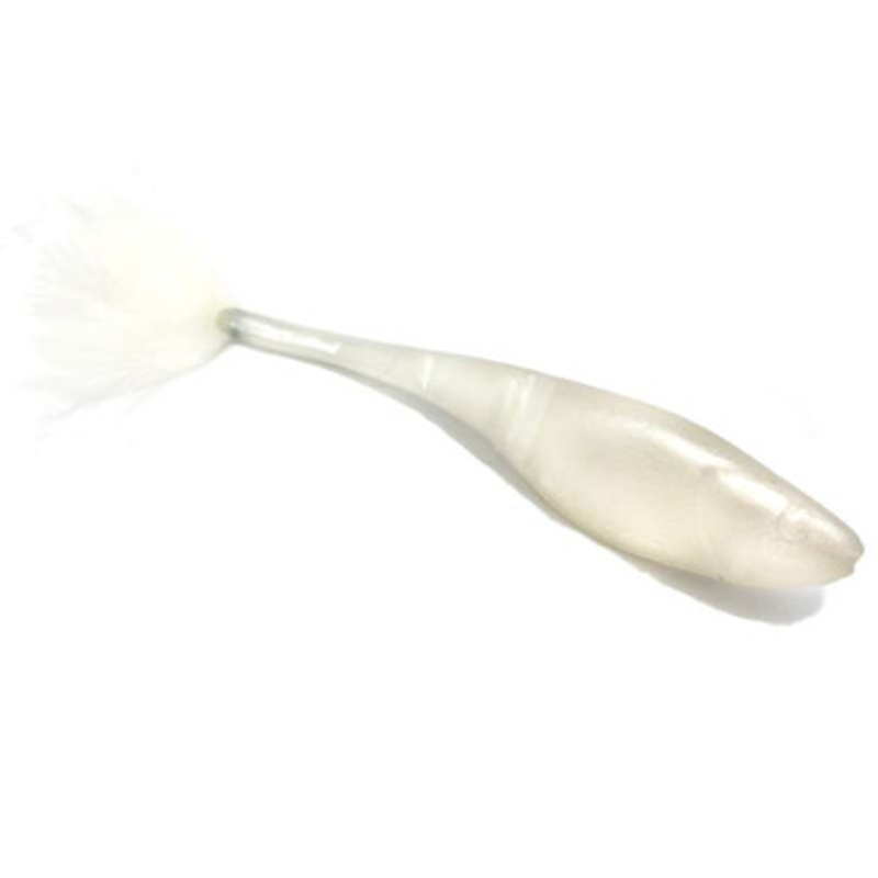 Rabid Baits Rab-Shad Soft Jerkbait – 6in – Snow White