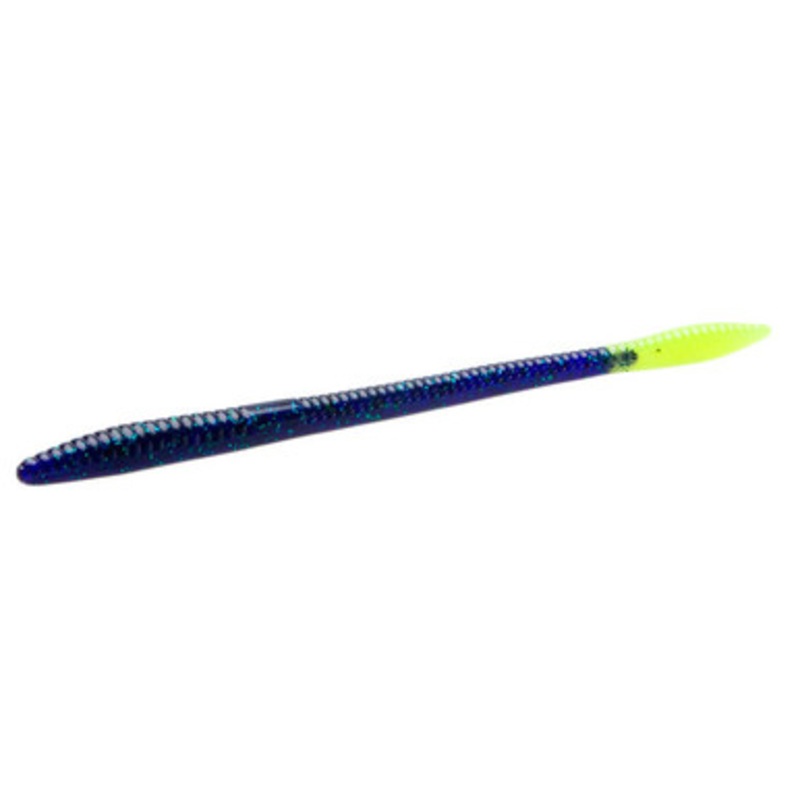 Zoom Trick Worm – 6-1/4in – Junebug Chartreuse