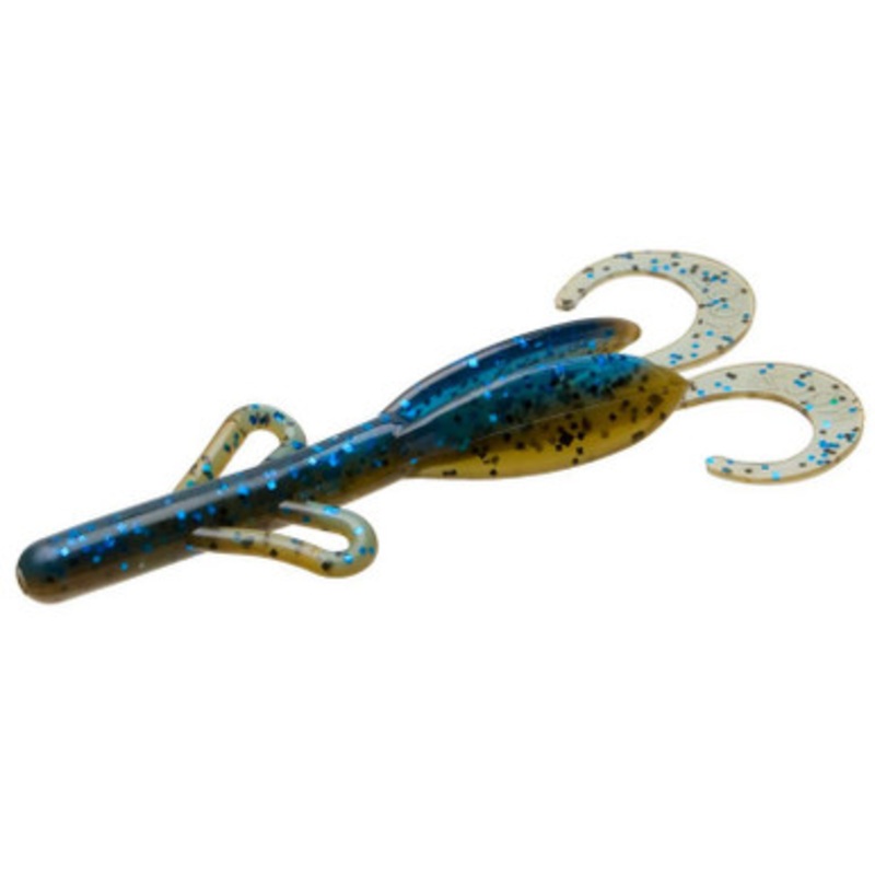 Zoom Baby Brush Hog Bait – 4in – Okeechobee Craw