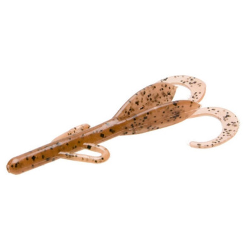Zoom Baby Brush Hog Bait – 4in – Pumpkin