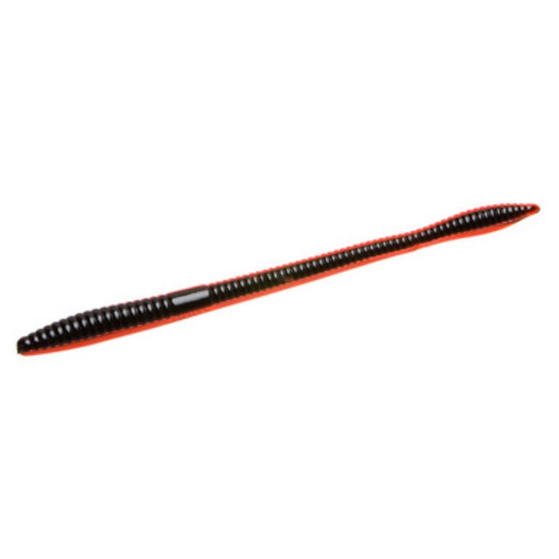 Zoom Trick Worm – 6-1/4in – Red Black Core