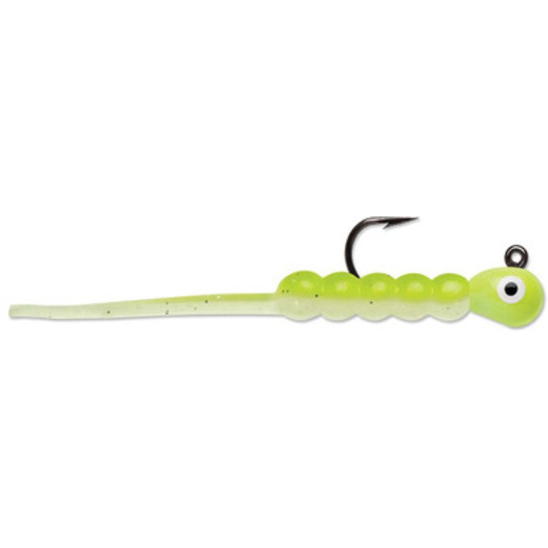 VMC Tungsten Wax Tail Jig – 1/16oz – Chartreuse