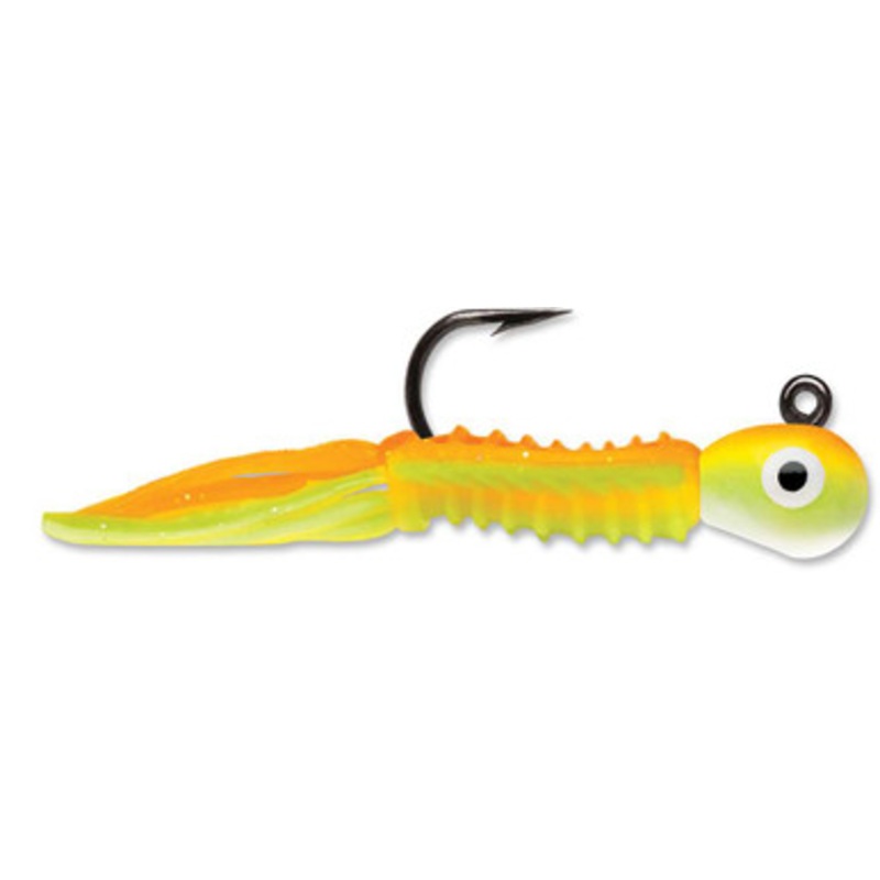 VMC TWDJ Tungsten Wingding Jig – 1/16oz – Orange Chartreuse Glow
