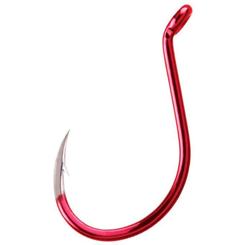 BKK Red Octopus Beak Hook – #1 – 7 Pack