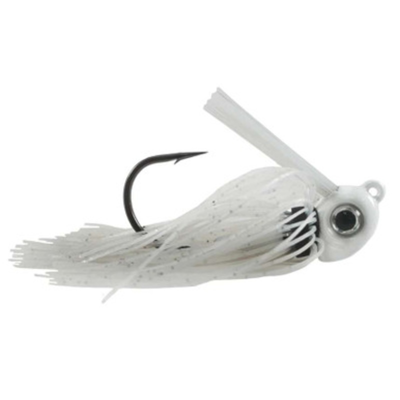 Missile Baits Ike’s Mini Swim Jig – 3/16oz – Pearl White
