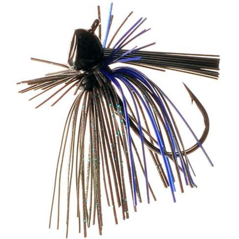 Outkast Tackle Finesse Jig – 3/16oz – Black/Blue