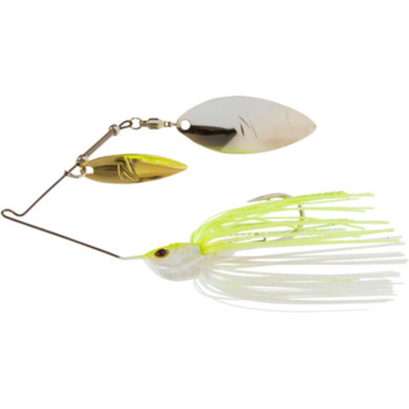 Z-Man SlingbladeZ Double Willow Spinnerbait – 3/4oz – Chartreuse Pearl