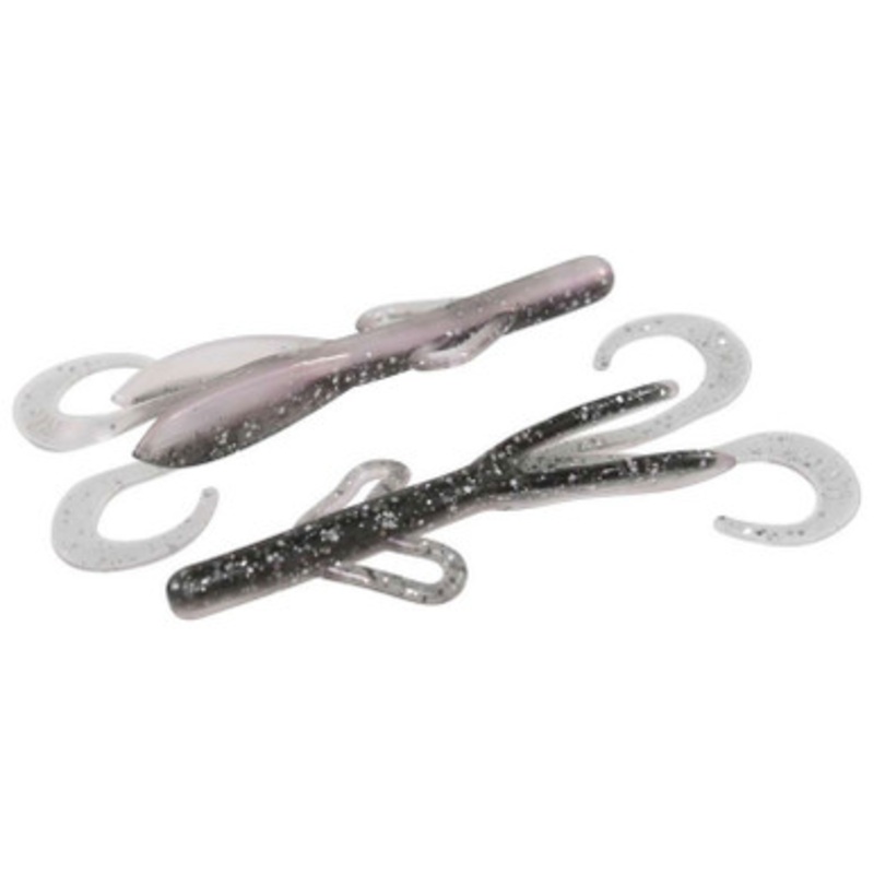 Zoom Baby Brush Hog Bait – 4in – Dasol Pirami Pearl