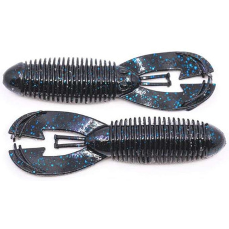 Googan Baits Nuke Punch – 4in – Black Blue Flake