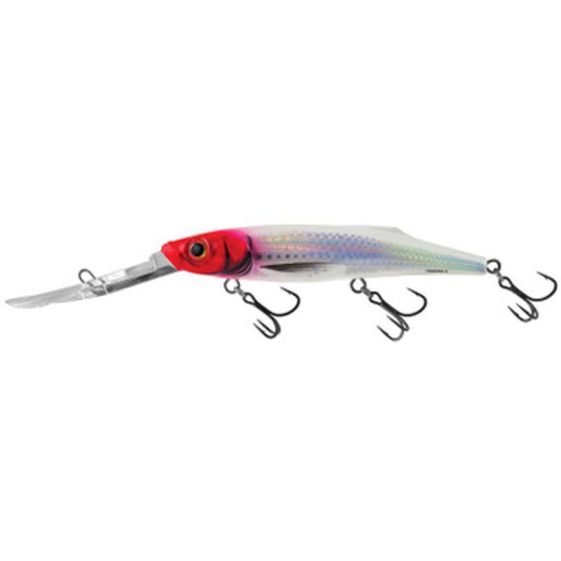 Salmo Freediver 12 Super Deep Runner Crankbait – Holographic Red Head