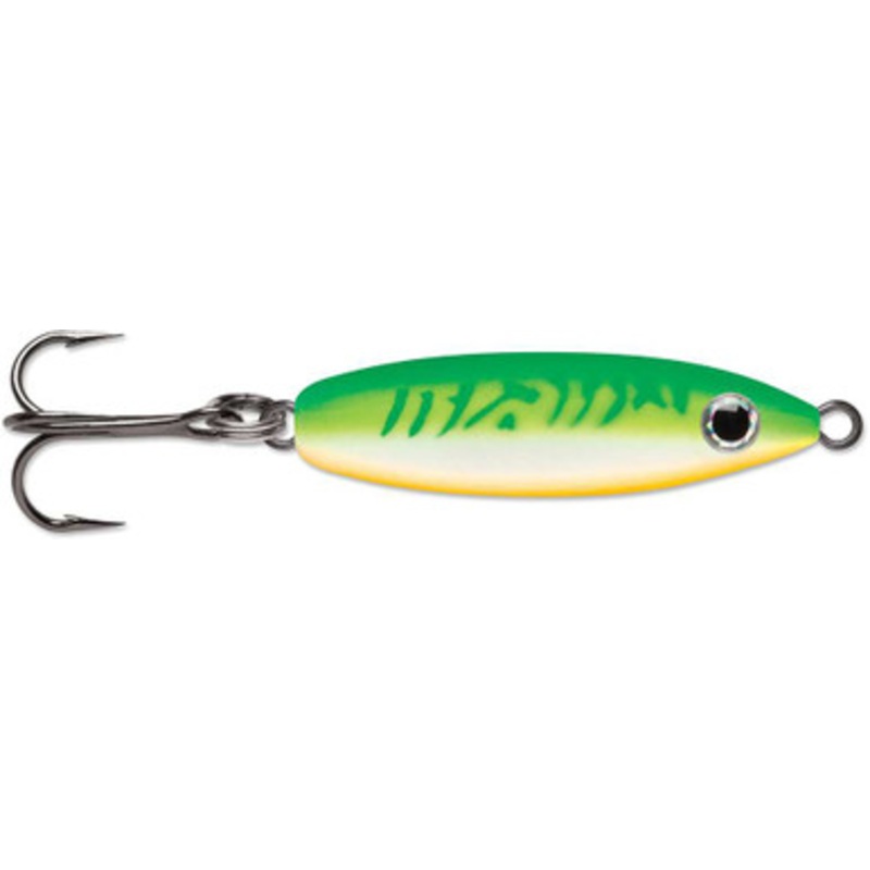 VMC Rattle Spoon – 1/4oz – Glow Green Fire