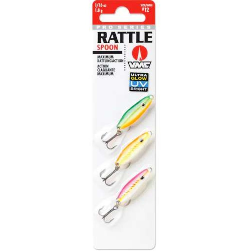 VMC Rattle Spoon Kit – 1/16oz – Glow UV