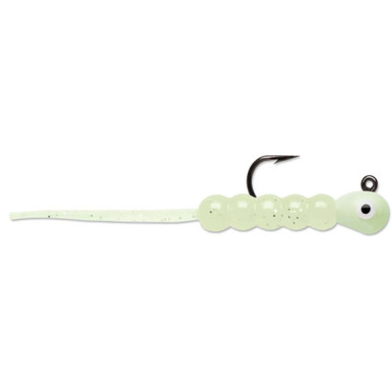 VMC Tungsten Wax Tail Jig – 1/16oz – Glow