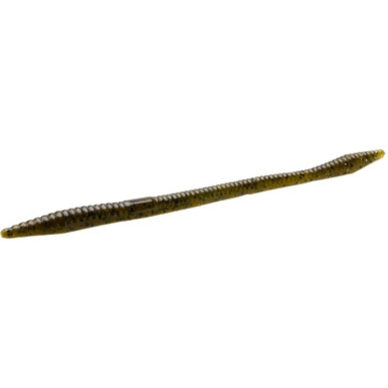 Zoom Trick Worm – 6-1/4in – Green Pumpkin