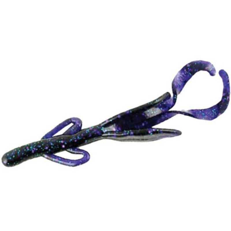 Zoom Baby Brush Hog Bait – 4in – Blackberry