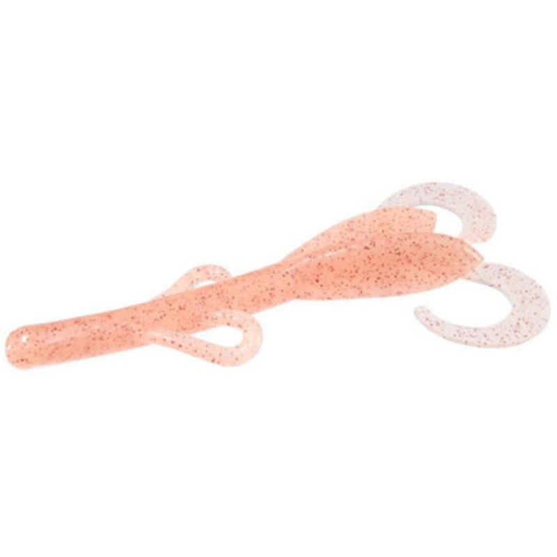 Zoom Baby Brush Hog Bait – 4in – Flesh Red