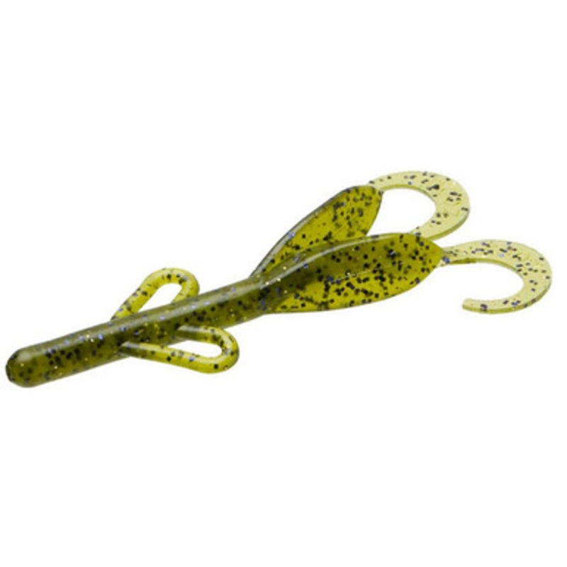 Zoom Baby Brush Hog Bait – 4in – Mardi Gras