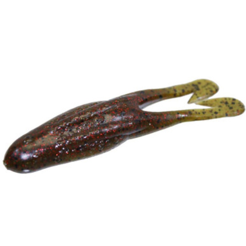Zoom Horny Toad Bait – 4-1/4in – Green Pumpkin Red