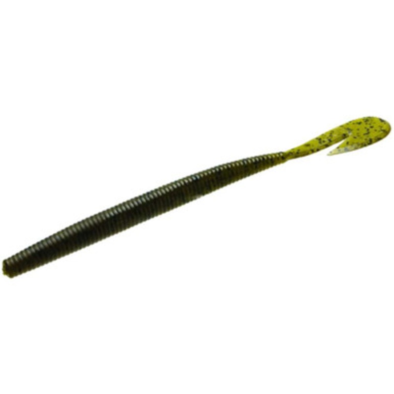 Zoom Mag Ultra-Vibe Speed Worm – 6in – Green Pumpkin