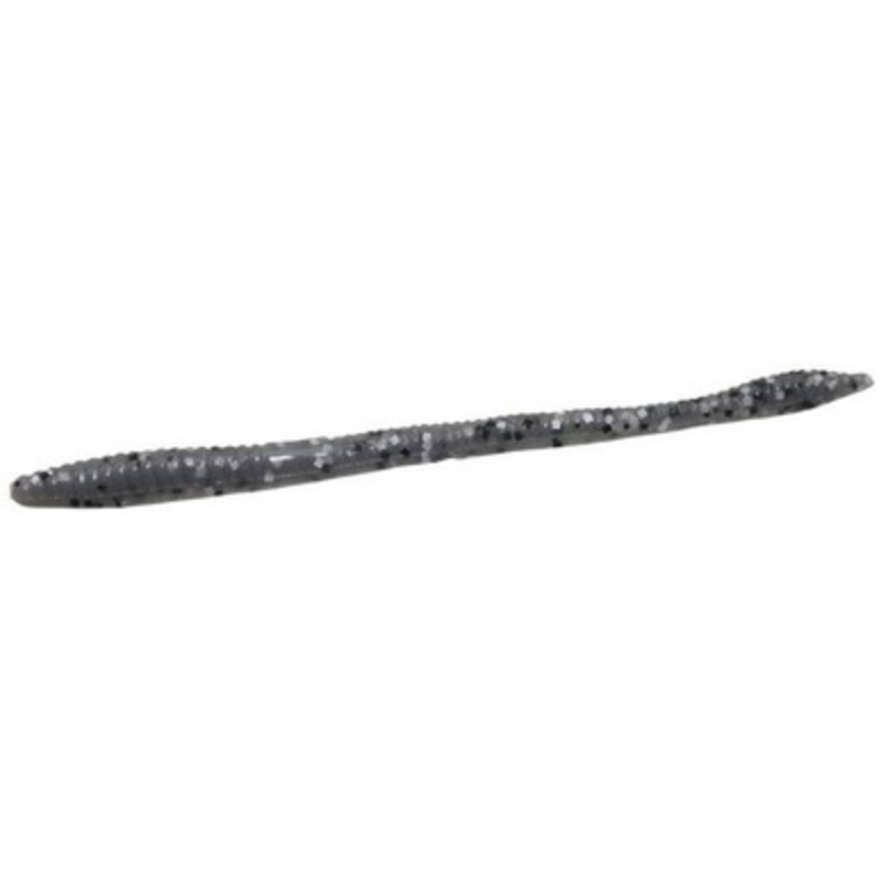 Zoom Trick Worm – 6-1/4in – Grey Ghost