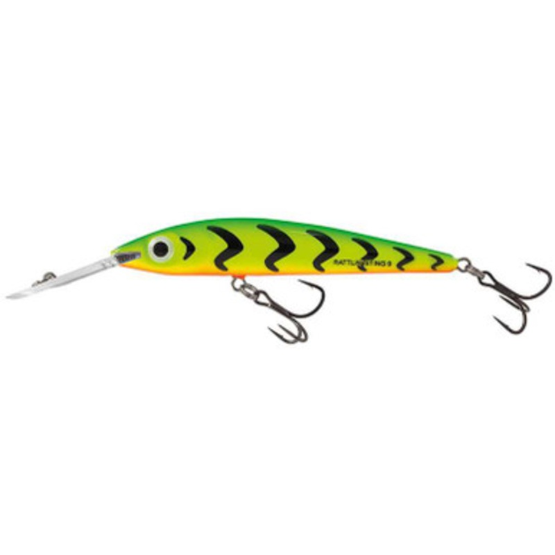 Salmo Rattlin’ Sting 9 Deep Runner Jerkbait – Green Tiger