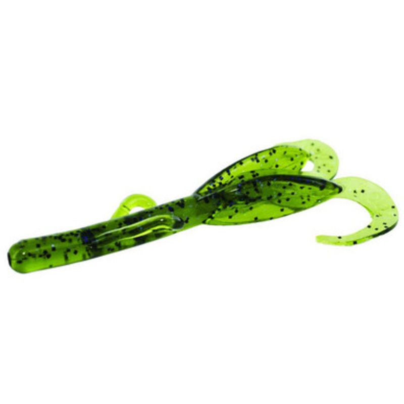 Zoom Baby Brush Hog Bait – 4in – Watermelon Violet