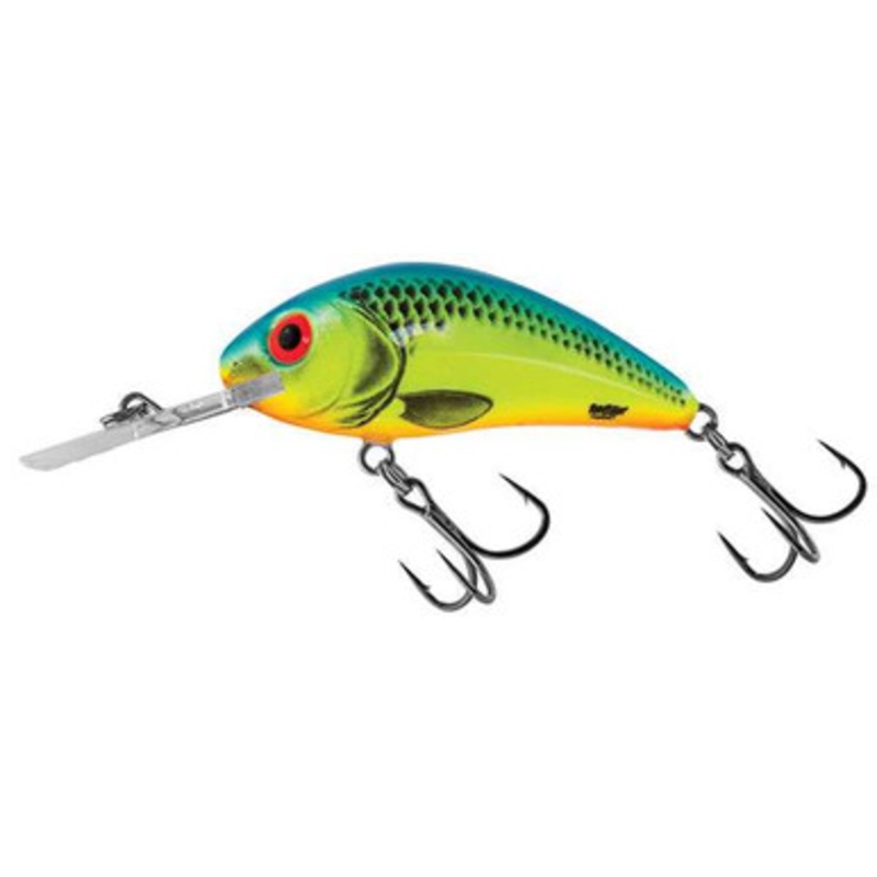 Salmo Rattlin’ Hornet 5.5 Floating Crankbait – Chartreuse Blue