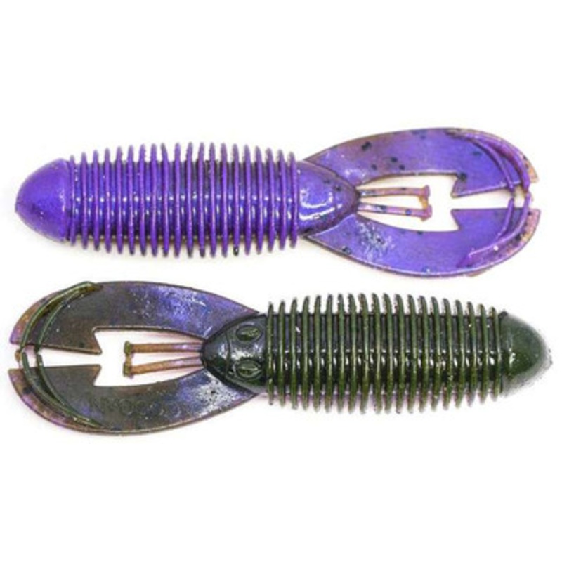 Googan Baits Nuke Punch – 4in – Green Pumpkin Purple