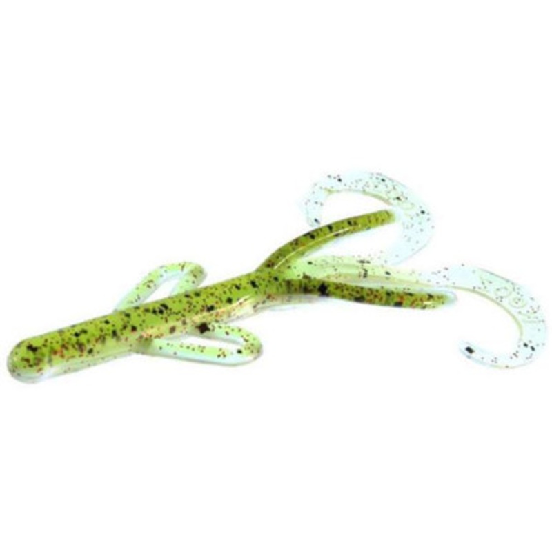 Zoom Baby Brush Hog Bait – 4in – Watermelon Red Pearl
