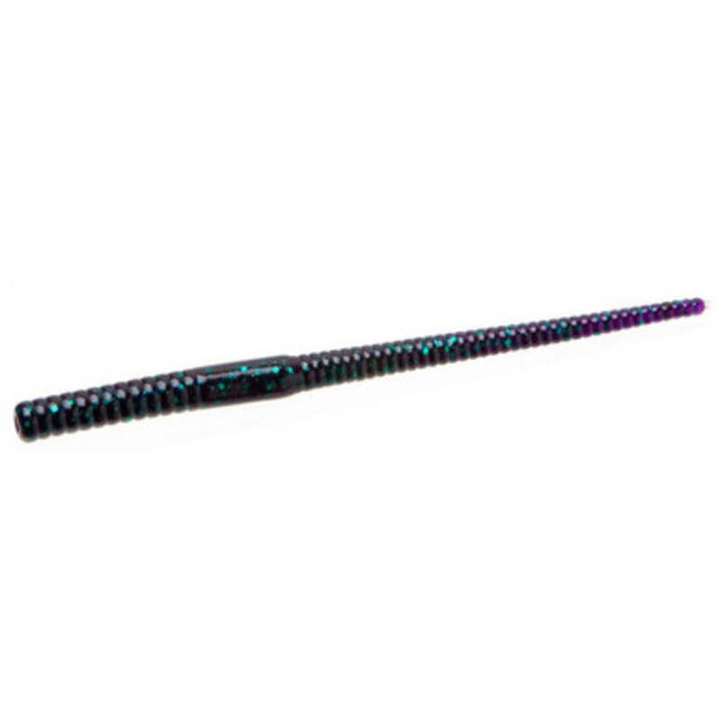 Zoom Shakey Head Worm – 5in – Junebug