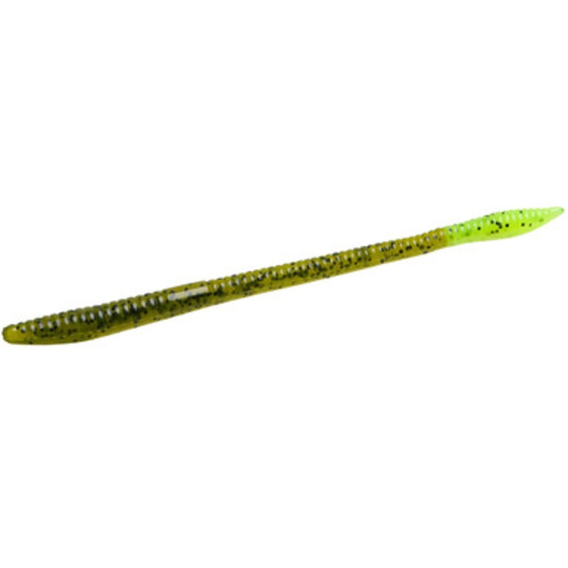 Zoom Trick Worm – 6-1/4in – Watermelon Chartreuse
