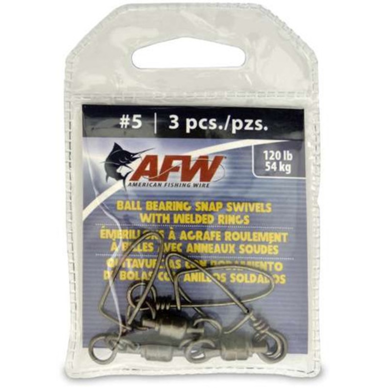 AFW FTBB120B-A Solid Brass Ball Bearing Snap Swivels
