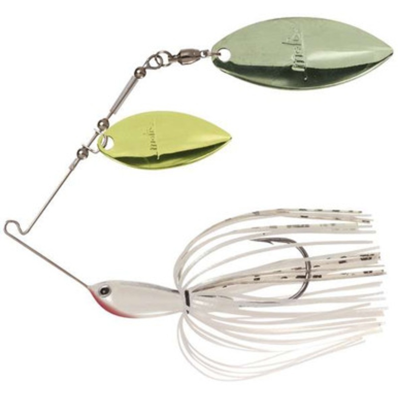 Duckett Fishing BD Water Slash DW Spinnerbait – 1/2oz – Special White
