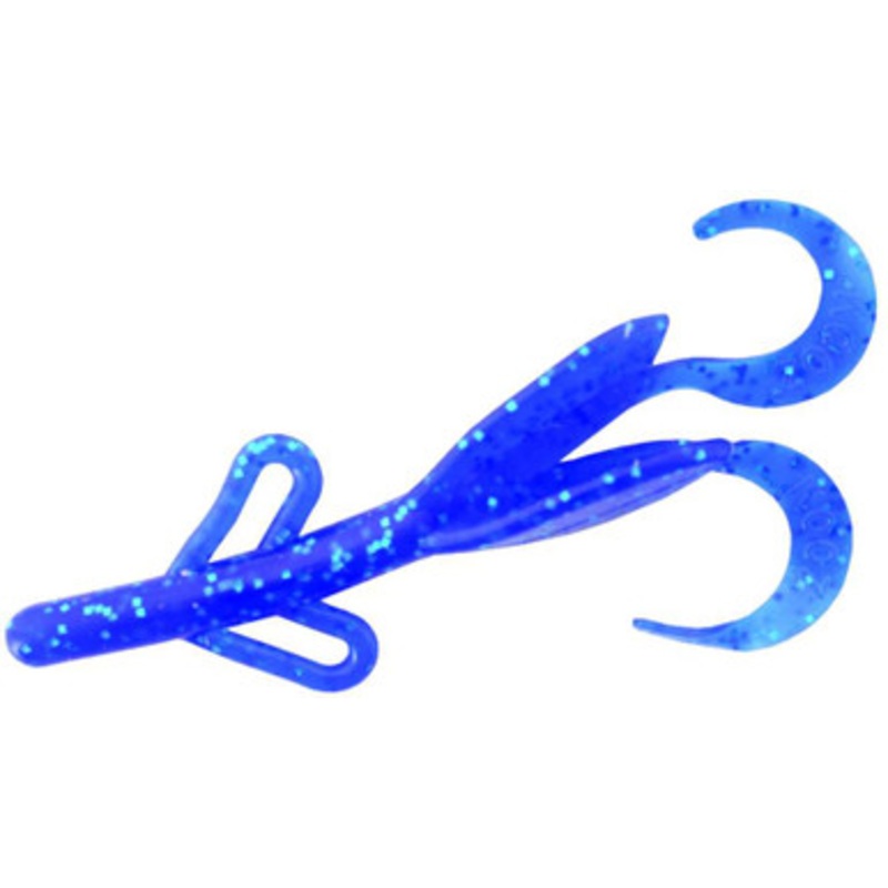 Zoom Baby Brush Hog Bait – 4in – Sapphire Blue