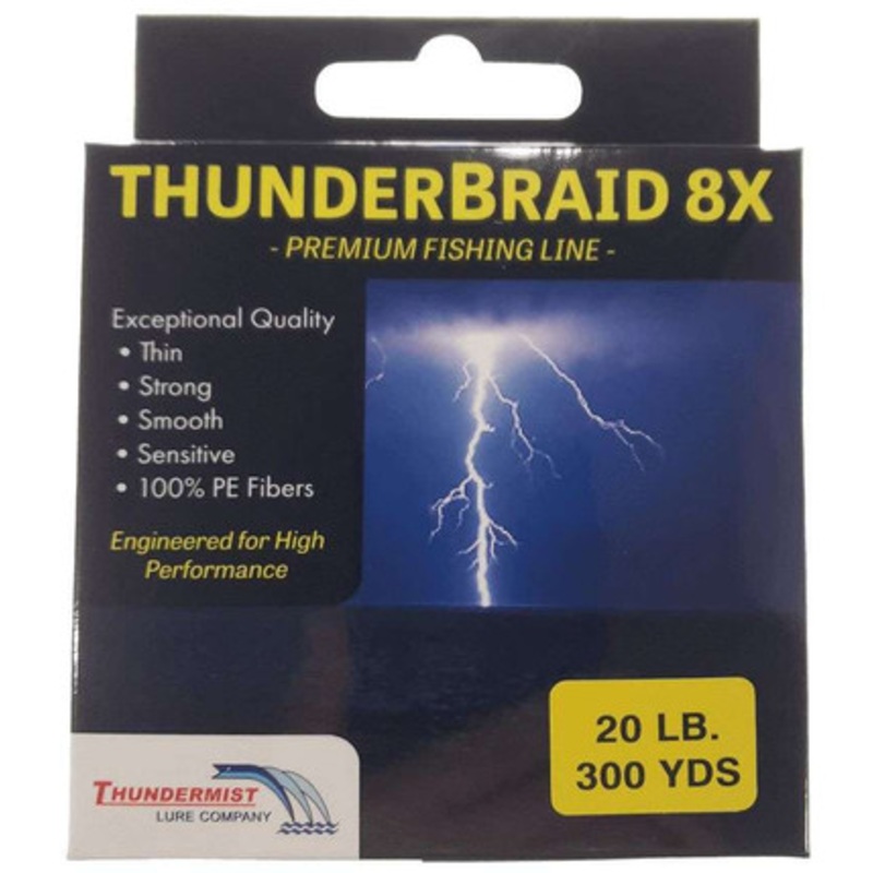 Thundermist ThunderBraid 8X Braided Line – 30lb – 300yd
