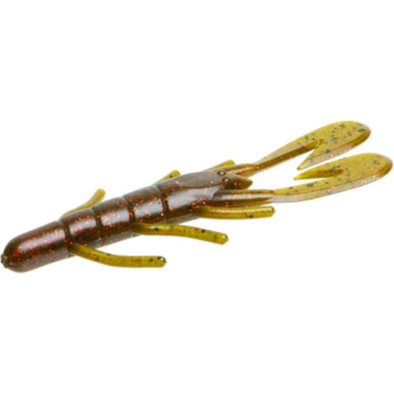 Zoom Ultra Vibe Speed Craw / 3-1/2in 
 Green Pumpkin