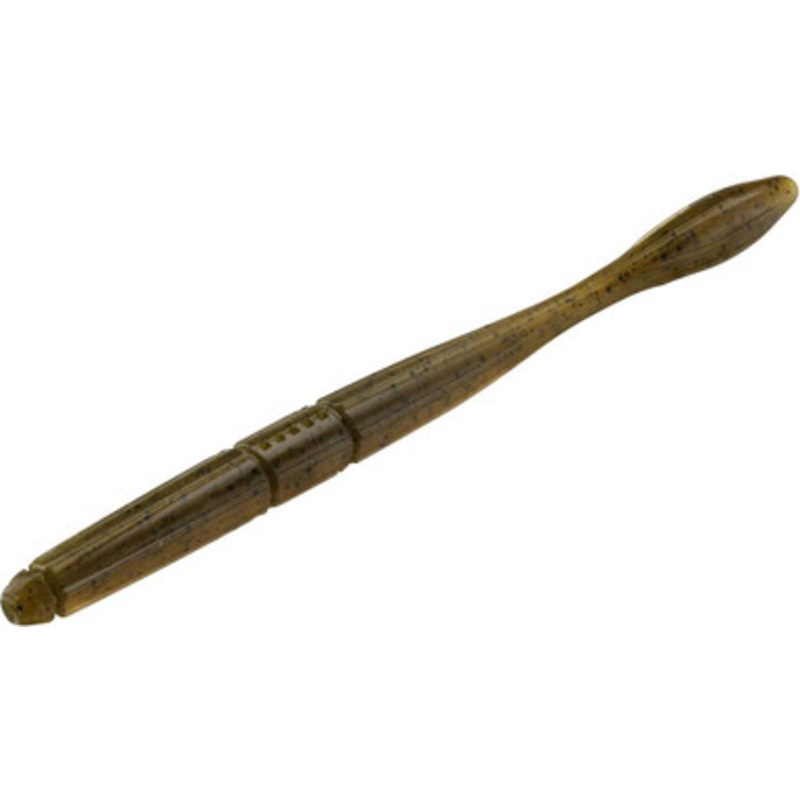 13 Fishing Bubble Butt Worm – 5in – Collard Greens