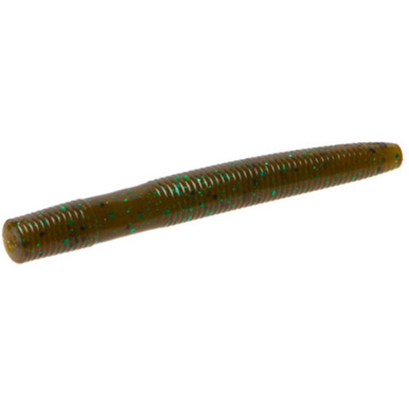 Zoom Beatdown Ned Worm – Green Pumpkin Green